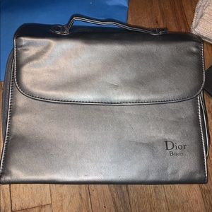 Christian Dior makeup bag w/free MAC brushes!